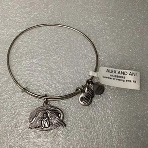 Alex And Ani Expandable Wire Bangle New With Tag Guardian of Healing, Renew Me